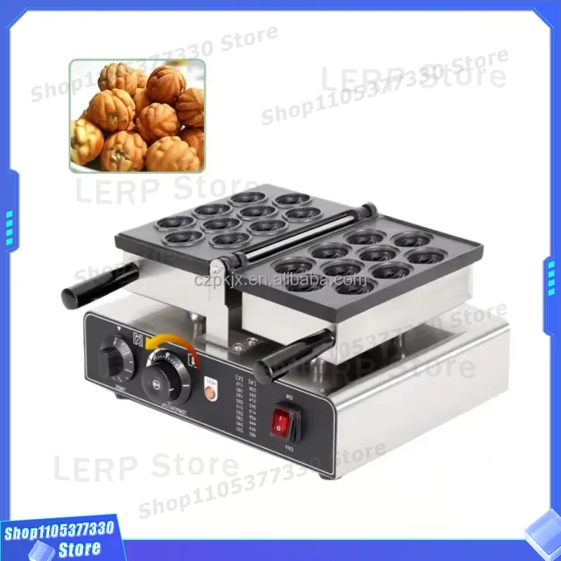 Korean Food Snacks - Commercial Walnut Shape Bread Maker 110V