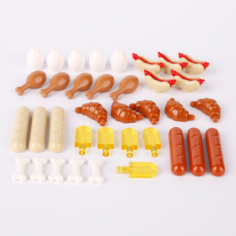 MOC City Street Figures Food P - огляд і ціна Junk Food Snacks