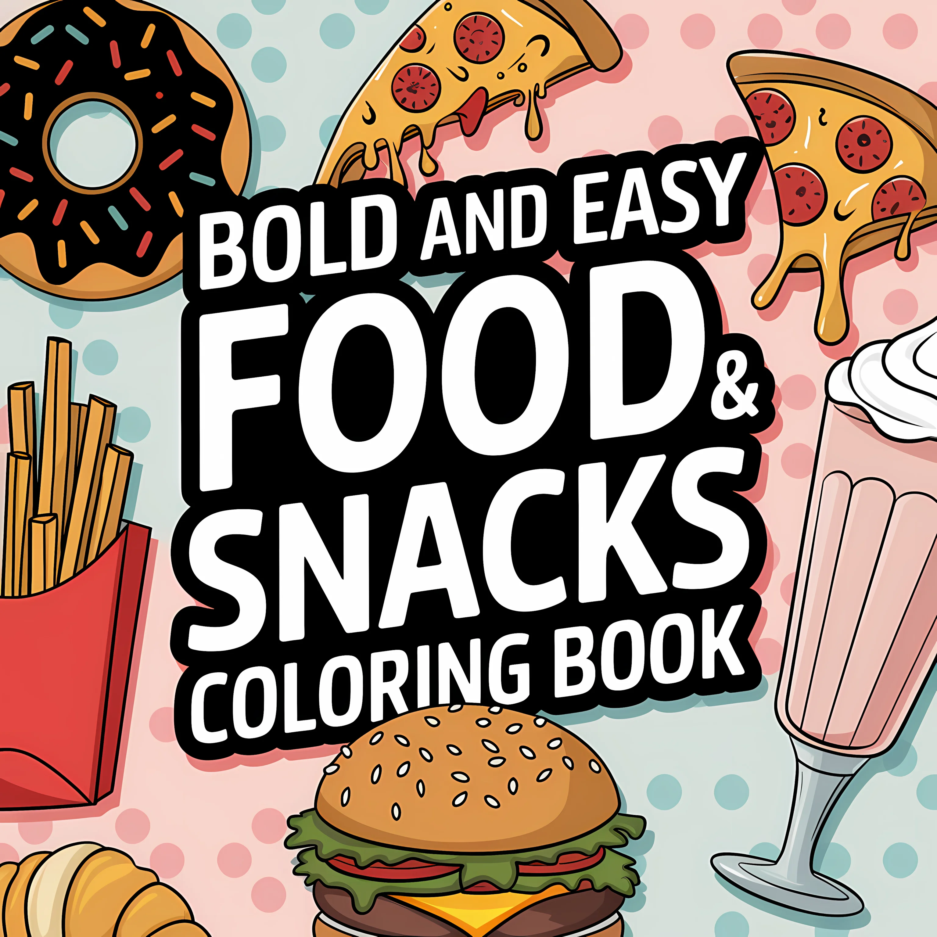 Easy Food and Snacks Coloring  - огляд і ціна Food And Snacks Coloring Book
