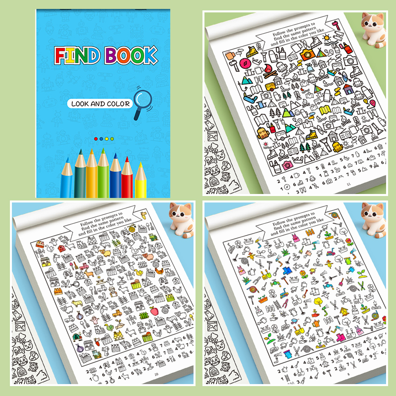 Interactive Book with Hidden P - огляд і ціна Food And Snacks Coloring Book