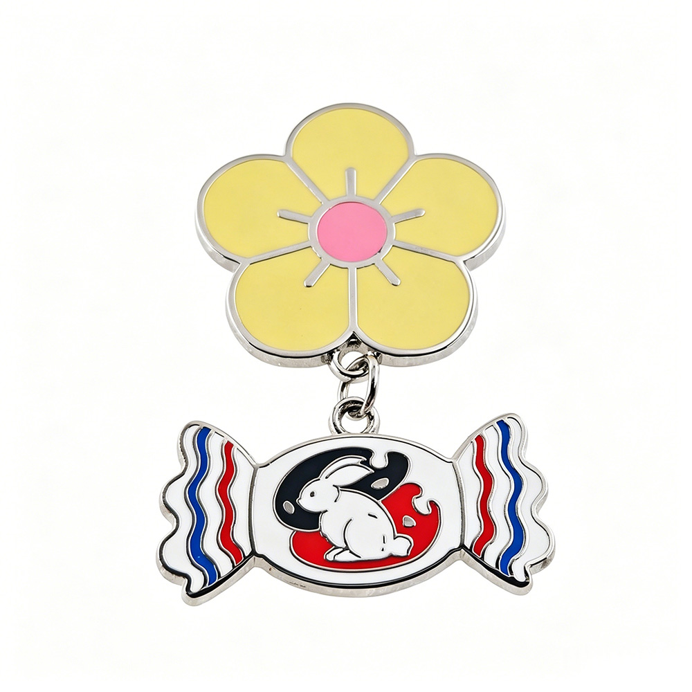 White Rabbit Candy Enamel Pin  - огляд і ціна Food Snacks Candy