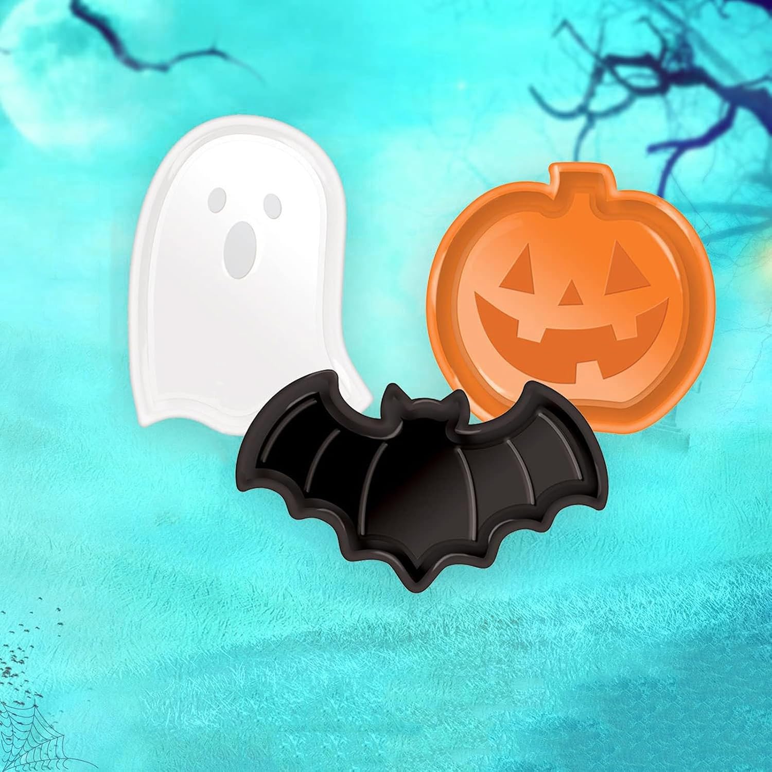 Reusable Halloween Plates Set  - огляд і ціна Food Snacks Candy