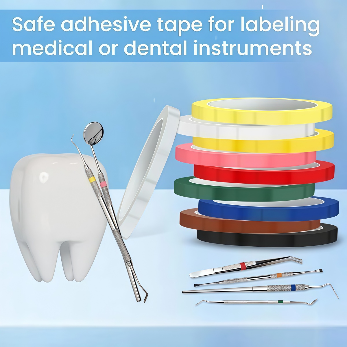 1 Roll Dental Instruments Tape - огляд і ціна Candy Sour Strip