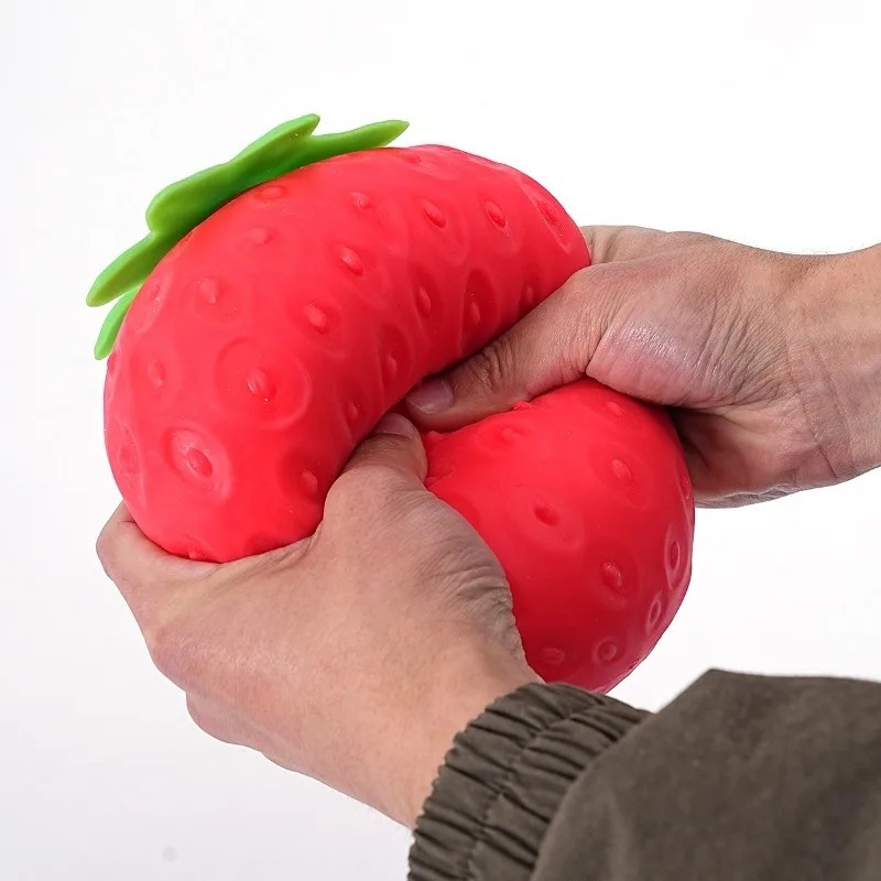 Strawberry Squishy Toy Size St - огляд і ціна Korean Food Snacks