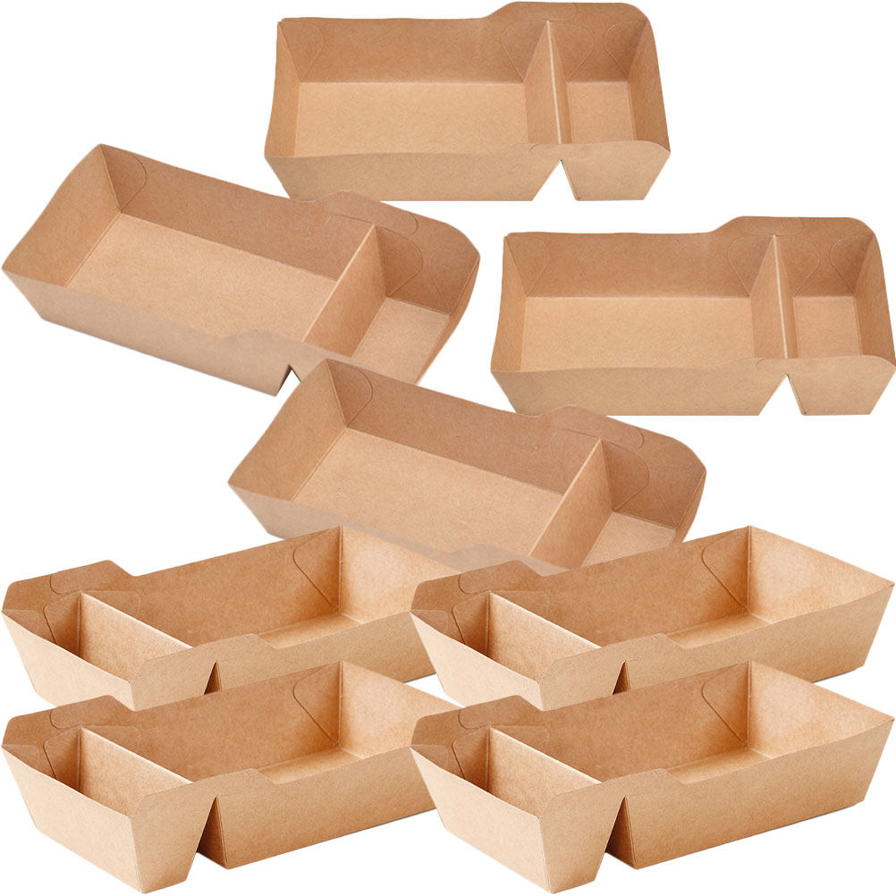 50Pcs Paper Snack Boxes Blank  - огляд і ціна Food Snacks Candy