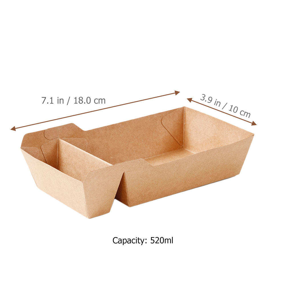 50Pcs Paper Snack Boxes Blank  - огляд і ціна Food Snacks Candy