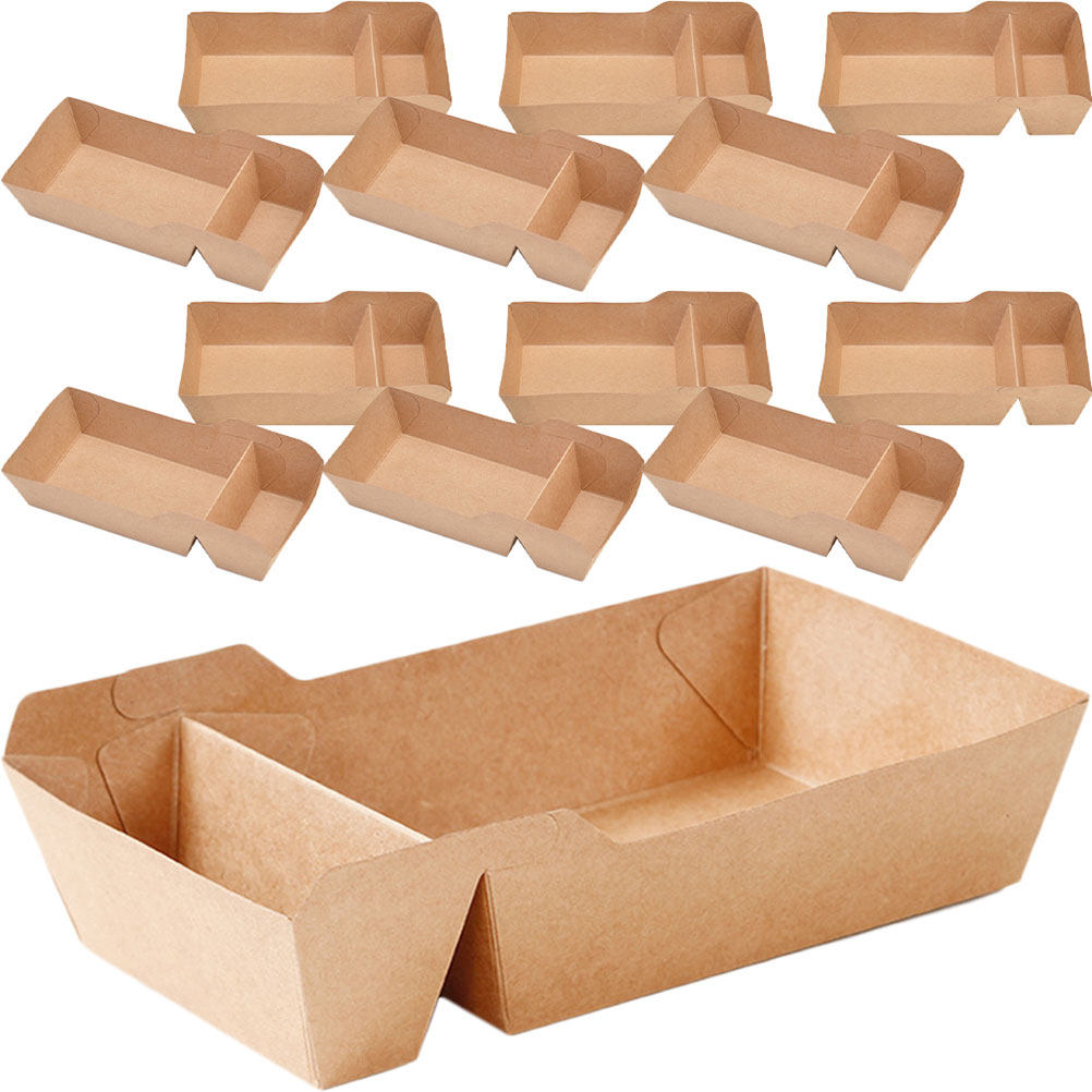 50Pcs Paper Snack Boxes Blank  - огляд і ціна Food Snacks Candy