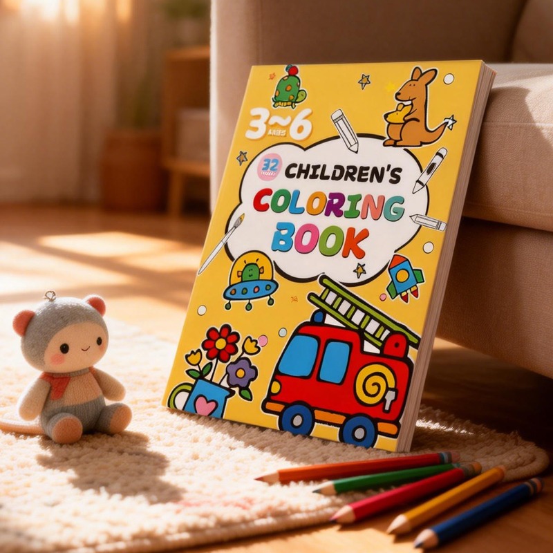 Children's Drawing Book, Conta - огляд і ціна Food And Snacks Coloring Book
